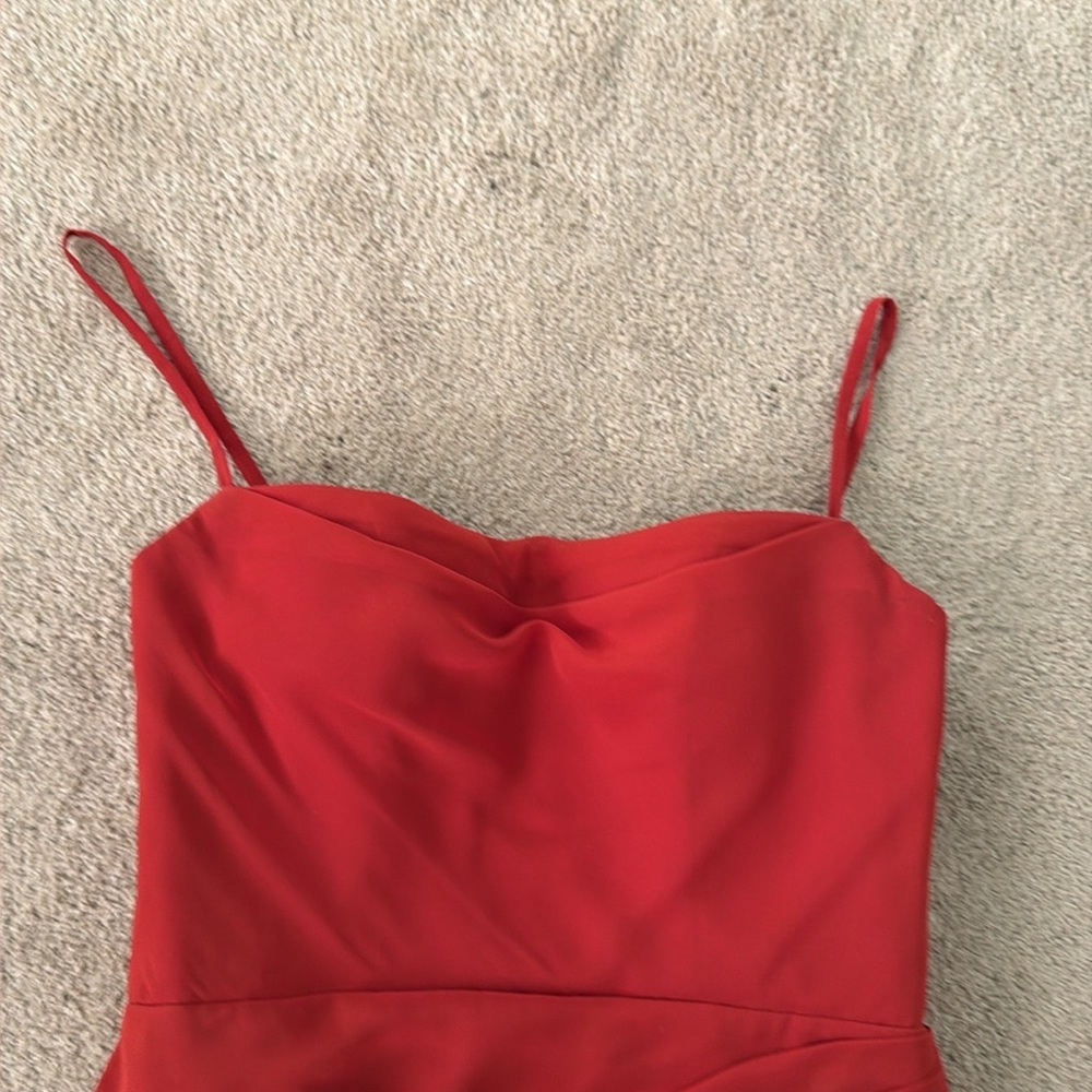 Azazie Bridesmaids Dress Leonis Style Rust Color - Picture 10 of 10